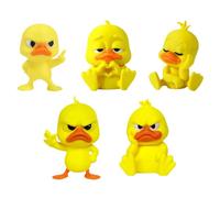 Mini Figurines Canard 6 Pièces Mini Sculptures Drôles Imprimées en 3D à