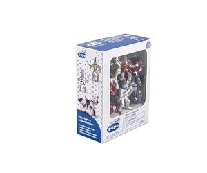 Mini Figurines Chevaliers Lot de 12 Jouet Enfant Collection Médiéval 3 Ans | Jeu créatif univers fantastique | 8 x 8 x 15 cm | peintes à la main | ensemble à collectionner | idée cadeau fille garçon