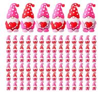 Mini figurines de gnomes for la Saint-Valentin - Petite statue naine, cadeaux for anniversaire, fête de mariage, plateau à plusieurs niveaux, présentoir de table, décoration de gâteau(100pcs)