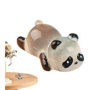 Mini figurines de pandas - Figurines d'animaux portables | Figurines de panda en résine pour jardin féérique paysage, pots de fleurs et loisirs créatifs