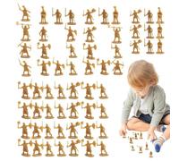 Mini Figurines De Soldats - Collection Miniature De Guerriers Anciens En Vrac, Ensemble De Troupes De L'armée En Plastique De Style Peint, Pack De Pièces De Jeu De Stratégie | Diorama D'apprentissage