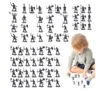 Mini figurines de soldats - Statues modèles de style ancien, collection de jeux en vrac, construction en plastique durable | Jouets de jeu imaginatifs pour , jeux de projets scolaires, ensemble