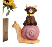 Mini figurines de vache amusantes pour décoration d'intérieur - Mini figurines de vache pour décoration d'intérieur - pour chambre à coucher, salon, bureau, ferme, dortoir, jardin, cour, balcon