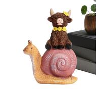 Mini figurines de vache | Décoration d'intérieur amusante en résine, figurines miniatures de vache, décoration de table, pour chambre à coucher, salon, bureau, ferme, dortoir, jardin, cour, balcon