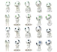 Mini figurines extraterrestres Mini figurines extraterrestres en résine 20 pièces figurine extraterrestre qui brille dans le noir petit jouet extraterrestre 10 types de figurines extraterrestres