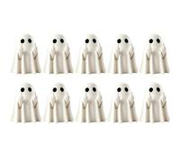 Mini figurines fantômes Doigts du majeur d'Halloween Deko miniatures | Lot de 10 mini figurines d'Halloween, petit fantôme majeur, cadeaux amusants, cadeau de fête d'anniversaire