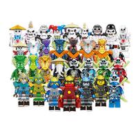 Mini figurines Lot 32 serpents ninja phantômes pirates Briques Poupée Jouet Pour Enfant