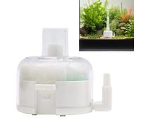 Mini Filtre À Éponge D'aquarium | Filtre De Cuve À Poisson Interne | Small Fish Bio Fillter | Favorise La Circulation D'oxygène | Système De Filtration En Mousse À Double Couche Silencieux | Utilisati