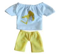 Mini Finger Clothes for Kids - Fingertip Pants T-Shirt Set, Fingerboarding Scooter Skateboards Accessories, Interactive Toys Game for Movement, Party Favors, Kids Children Boys Girls Fun