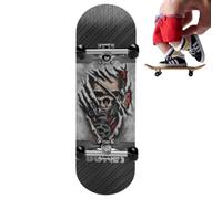 Mini Finger Skateboard Toys - Interactive Finger Board Set | Kids Educational Skateboard Toy, Portable Pocket Skate Park, Party Favor Novelty Gift For Boys Girls Trick Play