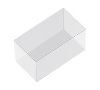 Mini Fish Tank, Tiny Fish Tank, Frameless Extra Clear Bowl for Crab, Spider Terrariums, Mini Habitat, Temporary Space for Men, Women, and Nature Lovers, 11.42 x 5.91 x 6.1 inches