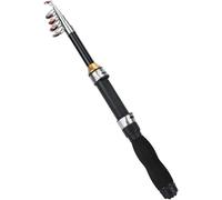 Mini Fishing Rod,Small Sea Pole Portable Short Non Slip Pole 1m-2.3m Ice Fishing Rod Fishing Stick Mini Sea Fishing Tools 28049-100(1.5m)