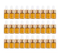 Mini Flacon Compte-gouttes en Verre 2ml, Lot de 30