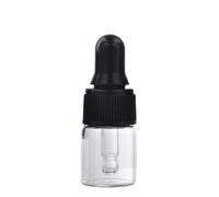 Mini Flacon Compte-Gouttes Vide En Verre Transparent Rechargeable, 1ml/2ml/3ml, Distributeur De Liquide D'aromathérapie De Voyage, Pour Huile Essentielle Et ¿Il
