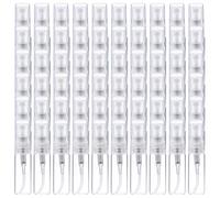 Mini flacons pulvérisateurs en verre 60 pièces, flacons d'échantillon de parfum rechargeables de 3 ml, atomiseur parfum transparent voyage pour le nettoyage, huiles essentielles...