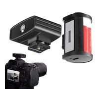 Mini flash rétro 5600 K + 200 K avec 4 niveaux de puissance réglables pour appareil photo avec sabot compatible avec outil