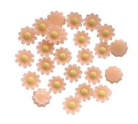 Mini fleur en résine 3D de 10mm, 100 pièces pierres précieuses à fond plat, diamant, figurine Scrapbook, décalcomanie, artisanat décoration artistique(Color-03)