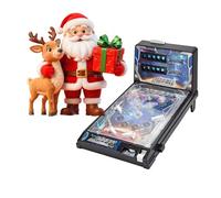 Mini Flipper de Bureau Électronique avec Musique Lumières - Jeu de Table Interactive pour Enfants - Jeu de Flipper pour Maison Fêtes - Cadeau d'anniversaire Noël Loisirs en Intérieur