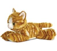 Mini Flopsies Molly Le Chat De Goutière Roux,20 Cm,Peluche,Marron