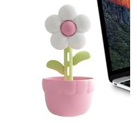 Mini Flower Air Air Humidificateur Portable, Humidificateur compact avec lumière pour les chambres, chambre bébé, voyage et voiture | Soins aériens pour la peau sèche, le froid, la toux, le s