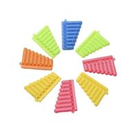 Mini flûte de Pan portable Instrument de musique Harmonica coloré à huit tons, jouets for garçons et filles, cadeaux fête d'anniversaire, remplissage Pinata, 20 pièces