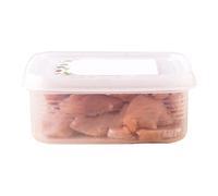 Mini Food Storage Container 4 Pack Feltofroping BPA BPA Plastic Meal Préparez Conteneurs avec couvercles pour légumes Fruits Snacks Home Kitchen Bureau Camping Camping