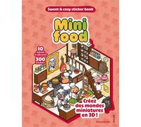 Mini food - sweet and cosy stickers book - Xishan Studio - Solar - broché - Livre-jeu