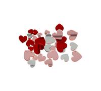 Mini formes en acrylique - ARTEMIO - Coeurs - 1 à 2 cm - 36 pcs - Décorations de Noël