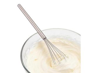 Mini Fouet - 10 Pouces Ergonomique Multifonctionnel À Main En Acier Inoxydable - Fouet À Fil De Cuisson | For S Garantit Un Mélange Complet Des Œufs Tout En Atteignant Récipients Profonds Pour Boi