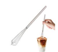 Mini fouets de cuisine ergonomiques en acier inoxydable pour mélanger les œufs et les sauces, boissons, fouetter et mélanger 25,4 cm