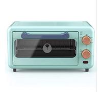 Mini four 11 litres, four à pizza, minuteur, bac ramasse-miettes amovible, petit four, chauffage uniforme, 800 W utile