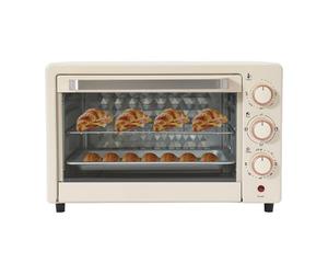 Mini four 22 litres | Four | Minuteur 60 min | 1000 W | Températures de 120 °C à 250 °C pour poulet rôti, pizza, saucisses, gâteaux aux œufs