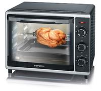 Severin Mini four à chaleur tournante TO2056 – 30 L, 1,6 kW – Noir et argent