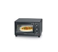 Mini four à convection Severin TO2078 20 L 1600 W 100-230°C noir avec minuterie 120 min