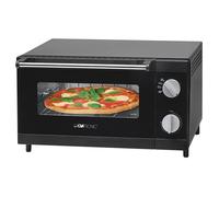 Clatronic Four à pizza avec espace de cuisson de 12 litres | idéal pour griller et réchauffer | Four avec chaleur supérieure et inférieure | Mini-four avec minuterie de 60 minutes | MPO 3520