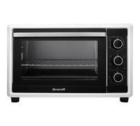 Brandt - Mini four Multifonction - Capacité 42L - Bandeau mécanique - 5 positions de cuisson - 1800W - Accessoires : lèchefrites, grille et pince - Blanc FC420MUW
