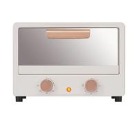 Mini four de comptoir 800W, four électrique multifonctionnel 15L pour un usage domestique avec 70-250 ℃ Contrôle de température précis et grill à double couche pour la cuisson