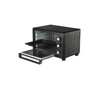Mini four de comptoir Arthur Martin AMFM7183 30L 1600 W porte double vitrage effet miroir noir 3 modes