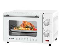 Mini Four Électrique 10L - WOLTU - Blanc - 650W - Chauffage, décongélation, cuisson, rôtissage, grillage
