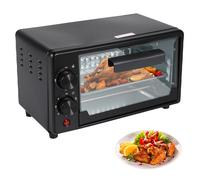 Mini four électrique 12 L avec revêtement pour friteuse à air, Minuterie de 60 minutes, 250℃ MAX, 600W, Four de cuisson pour