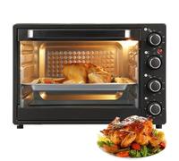 Mini-four Électrique 40 L, 1500 W, Température Réglable De 90 À 230 °C, Cuisson À Quatre Couches, Minuterie De 60 Minutes, Nettoyage Facile, Grille-pain For Rôtir