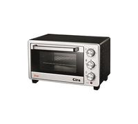 Mini four électrique avec double verre 1400 W 21L- chaleur tournante - Noir