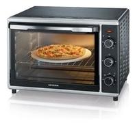 Mini Four Electrique chaleur TO2058 tournante 42 L pierre a pizza et tournebroch