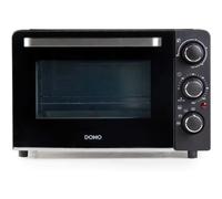 Mini four électrique DOMO DO807GO - 20 L - noir - chaleur haut et bas - minuterie 120 min - 1300W