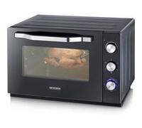 Mini Four Electrique Four posable XXL a chaleur tournante SEVERIN 60 L 2 200 W Tournebr Noir G