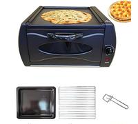 Mini four électrique pour pain et pizza, appareil de cuisson polyvalent pour usage domestique et commercial, plaque supérieure chaude pour un chauffage efficace