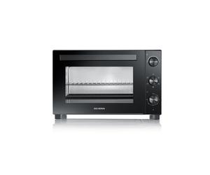 Mini four électrique - SEVERIN - TO 2076 - Chaleur tournante - 1800 W - 46 L - Noir