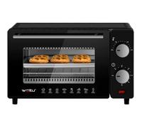 Mini Four électrique WOLTU - Noir - 10L - 650W - Multifonctionnel