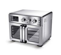 Mini Four et Friteuse à Air chaud 32L - TurboTronic AFD32 - 12 Programmes - Température 25-230 °C - Acier inoxydable - Argent