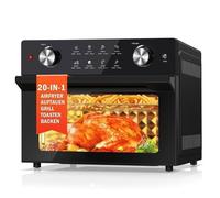 Mini four - Four à air 30L - Température 100-230° - Cuisson à Air Chaud 360° - Cavité en acier inoxydable - Interrupteur rotatif